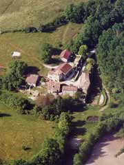 le hameau de la brousse vue aerienne